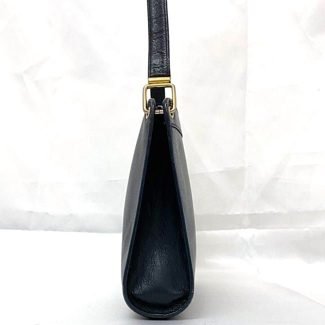 Christian Dior Semi Shoulder Bag Ec21624 Navy