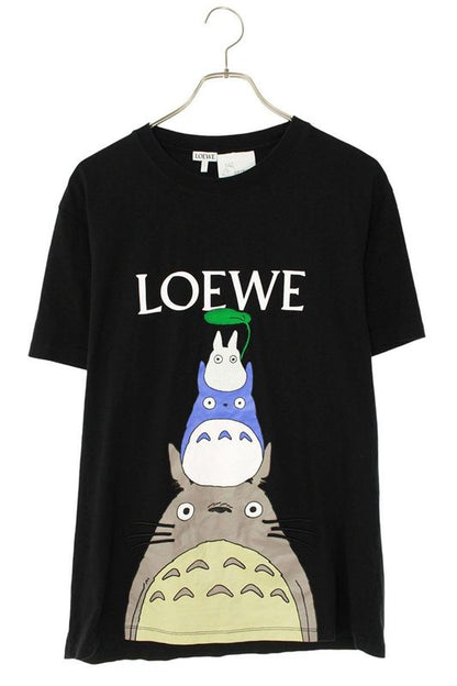 Loewe S848y22x01 Character Print Logo Embroidery T-shirt Men's XL