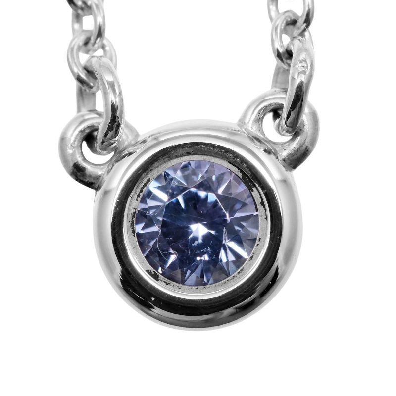 Tiffany & Co Colored By-the-yard Blue 925 Silver X Colored Stones Ladies 1.64g