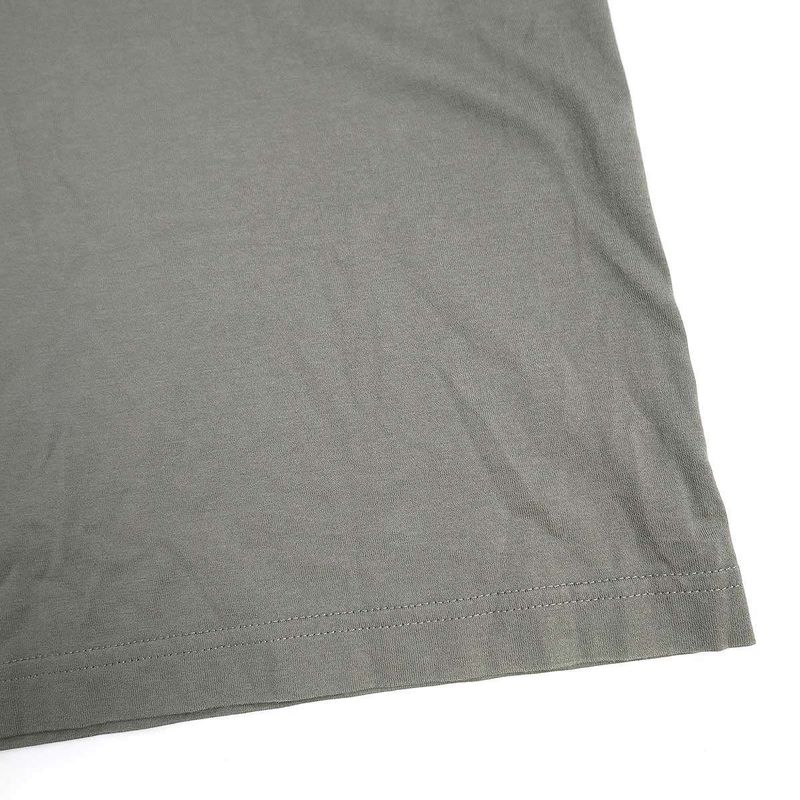 Balenciaga 23ss Care Label Medium Fit T-Shirt 724514 Tnvl9 Khaki M