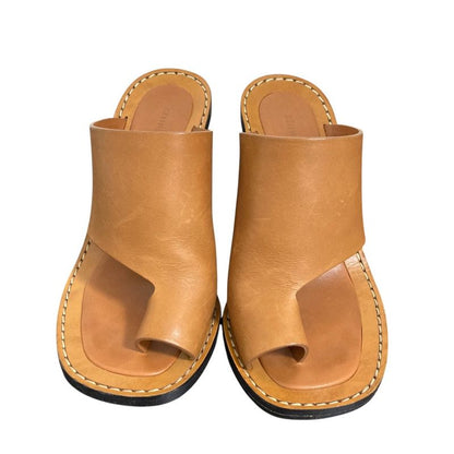 Good Celine Phoebe Period Metal Heel Thong Sandals Size 35 Approx 22cm (8.66in)