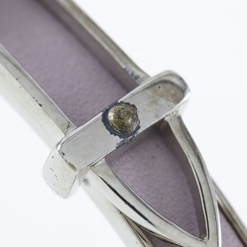 Hermes Belt Motif Metal Ladies 21.2g Bangle