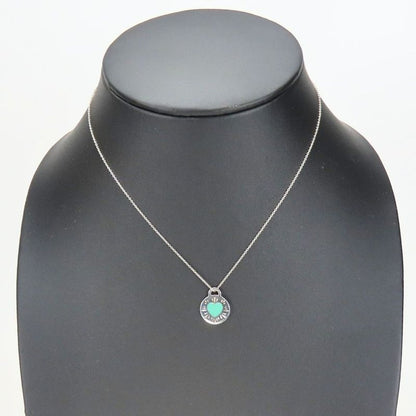 Tiffany & Co Necklace Return To Round 925 Silver Approx 4.0g Silver Tiffany &