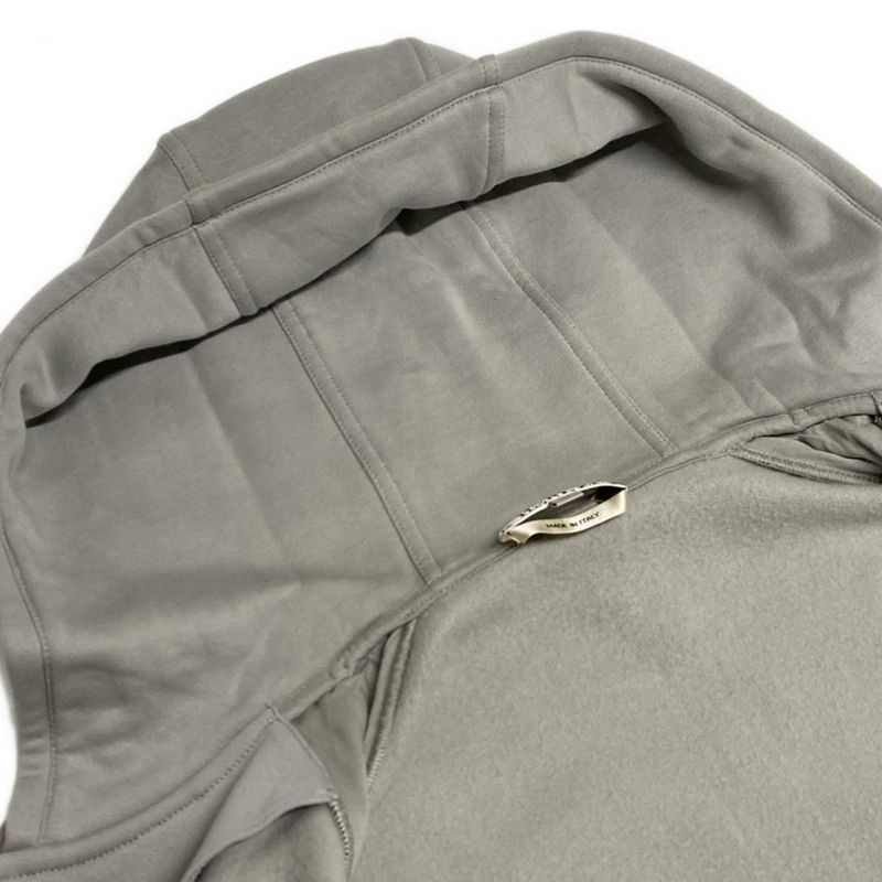 Hermes Hoodie Size XS Men's - H467780ha Light Gray X Black X White Long