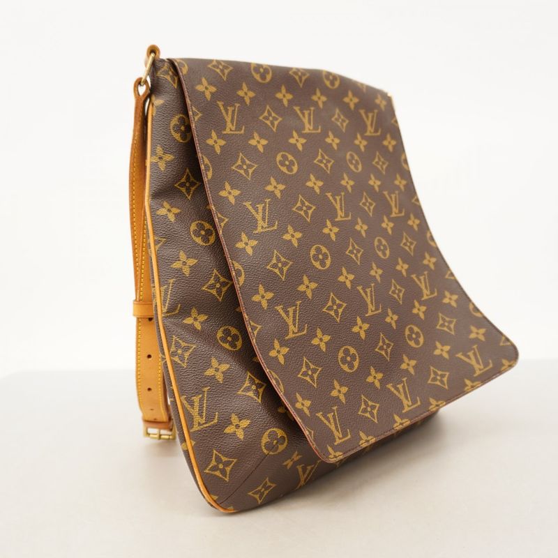 Louis Vuitton Shoulder Bag Monogram Musette M51256 Brown Ladies
