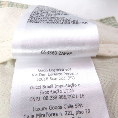 Gucci 21AW 653360 Tartan Check Double Trousers Wool Pants Greenish 46 Hanger