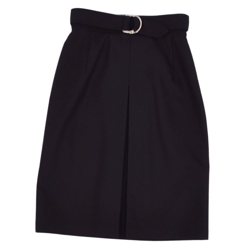 Hermes Skirt 22AW Wool None Fabric Bottoms Rede