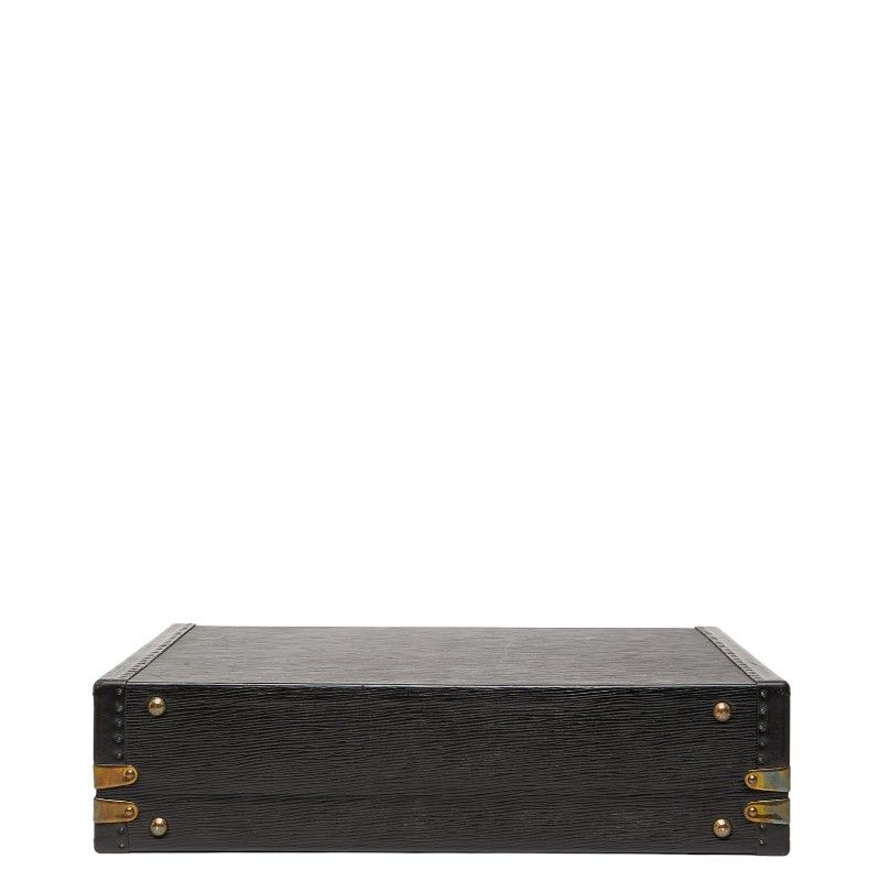 Louis Vuitton Epi President Briefcase Business Bag M54212 Black Leather Men's