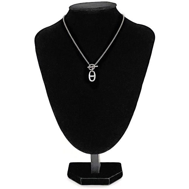 Hermes Necklace Chaine D'ancre Amulet Silver
