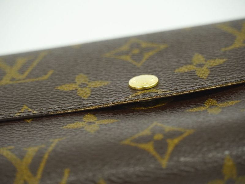 Authentic Louis Vuitton LV Old Shape Portefeuille Sarah Monogram Long Wallet