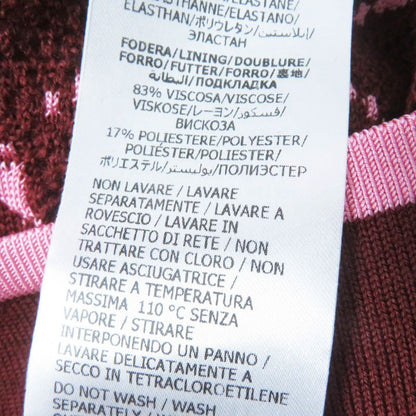 Gucci×adidas Gucci×adidas 693830 Trefoil Jacquard Jogger Pants Brown Pink XS