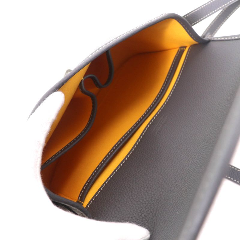 Goyard Ap111696 Belvedere PM Logo Hardware Allover Flap Shoulder Bag Grayish