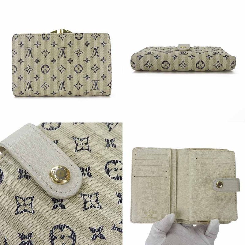 Louis Vuitton Wallet Monogram Mini Lin Porte M95659 Porte Monnaie Viennois