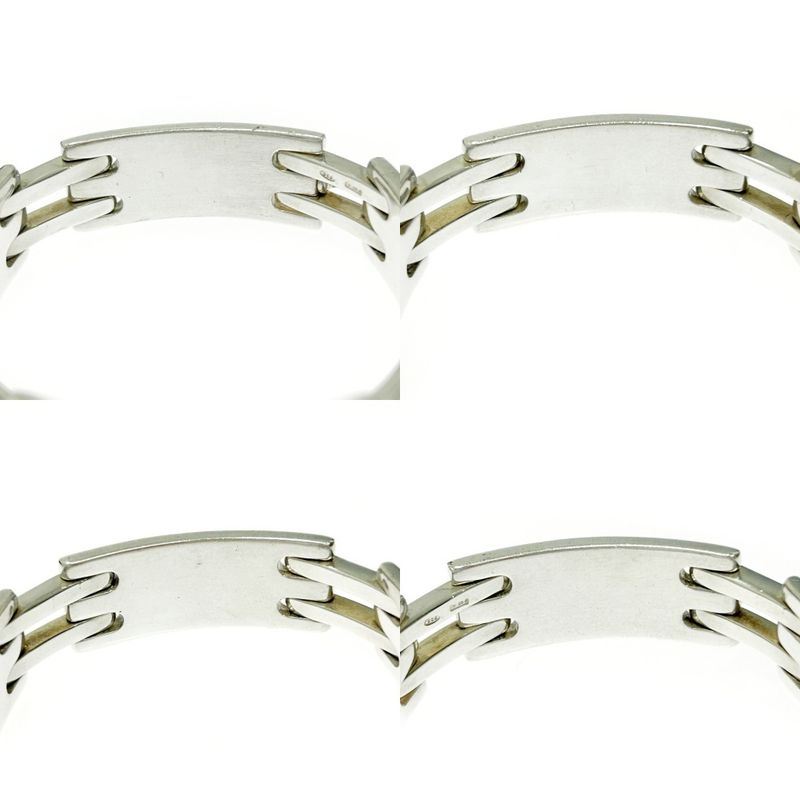 Gucci Silver Logo Plate Link Bracelet 60.8g 925 Engraved 354283 Bracelet