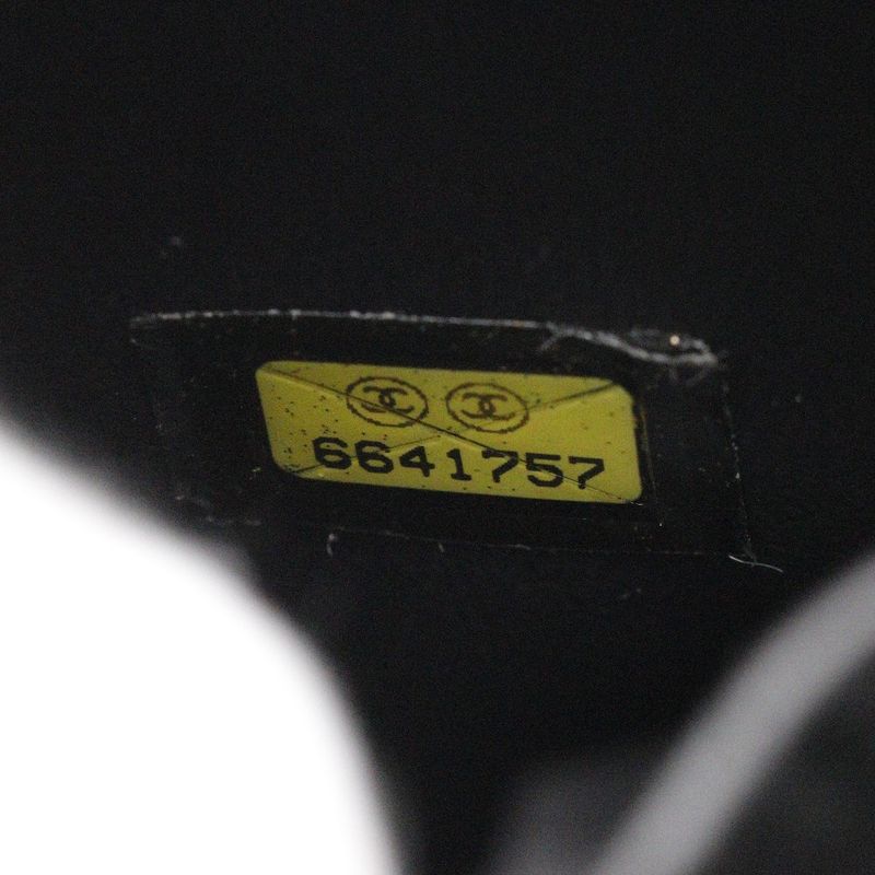 Chanel Vanity A01998 Caviar Skin Black Ladies Handbag