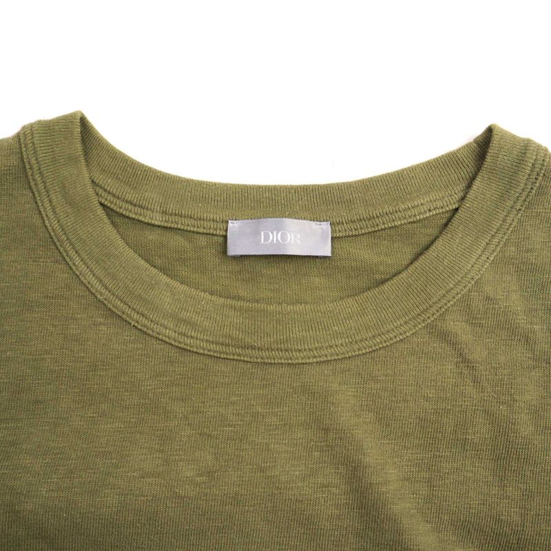 Dior X Denim Tears Dior Denim Tears 23aw Embroidery Logo T-Shirt 393j696i0849