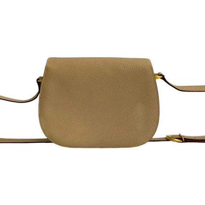 Gucci Vintage Bamboo Turnlock Leather Shoulder Bag