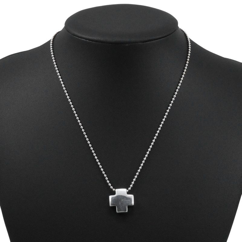 Tiffany & Co Roman Cross Silver 925 Ladies 13.7g Necklace