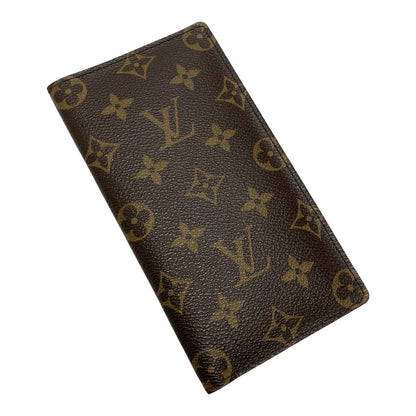 Louis Vuitton Monogram Porte Valeur Cult Credit M61823 Bifold Long Wallet