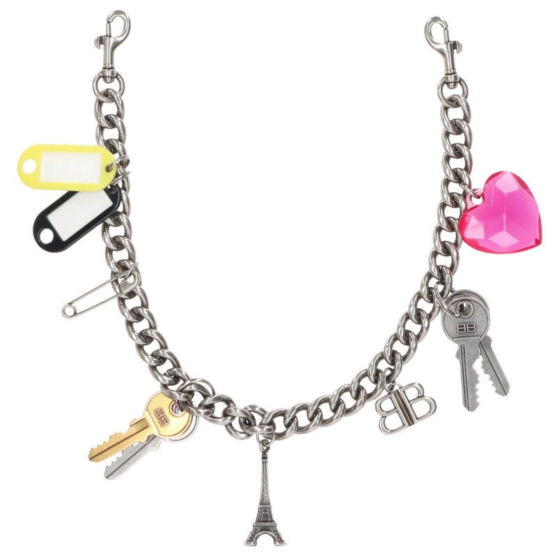 Balenciaga 8219292 ABMT 5286 Multicolor Souvenir Key Chain Charm Men's