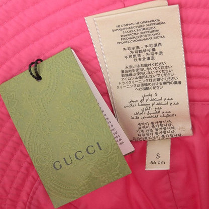 Unused With Tags Gucci 2023item 729470 Brella Cloche GG Metal Nylon Bucket Hat