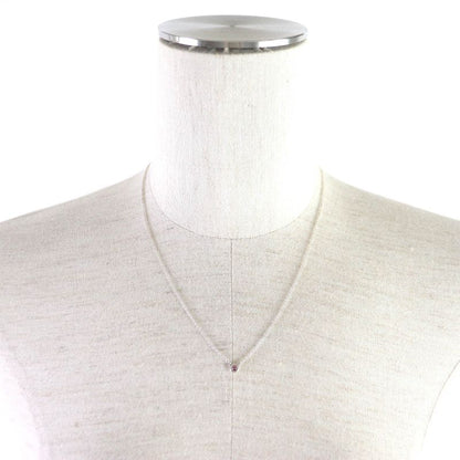 Tiffany & Co Elsa Peretti Color By The Yard 1P Pink Sapphire Pendant Necklace