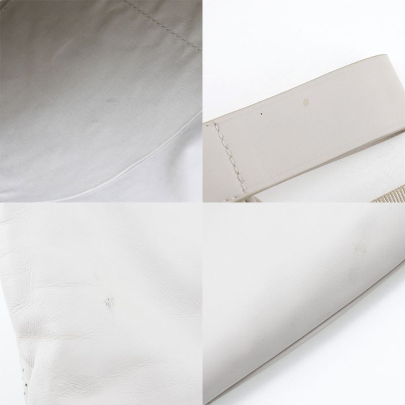 Bottega Veneta Bottega Veneta Reggello 567222 Calf Ivory Unisex Backpack/daypack