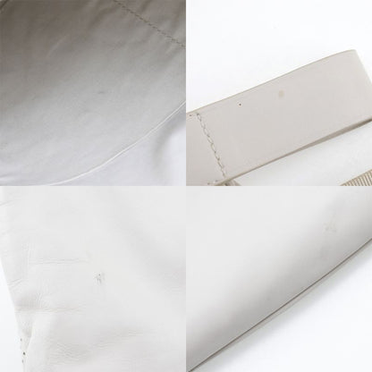 Bottega Veneta Bottega Veneta Reggello 567222 Calf Ivory Unisex Backpack/daypack