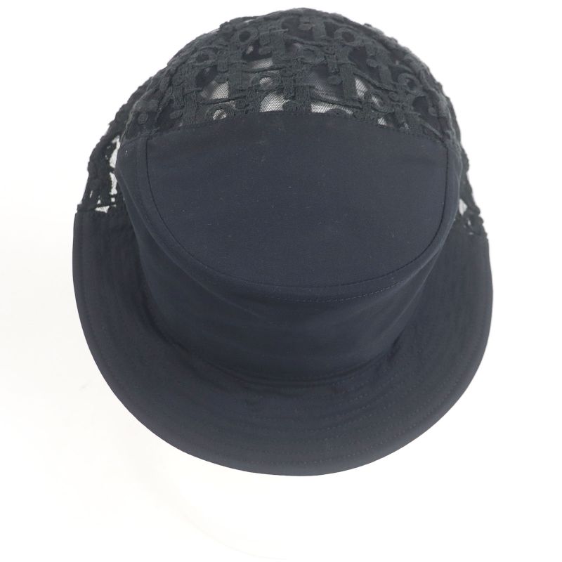 DIOR Homme 2022 283c904a4451 Oblique Embroidery Mesh Switch Design Bucket Hat