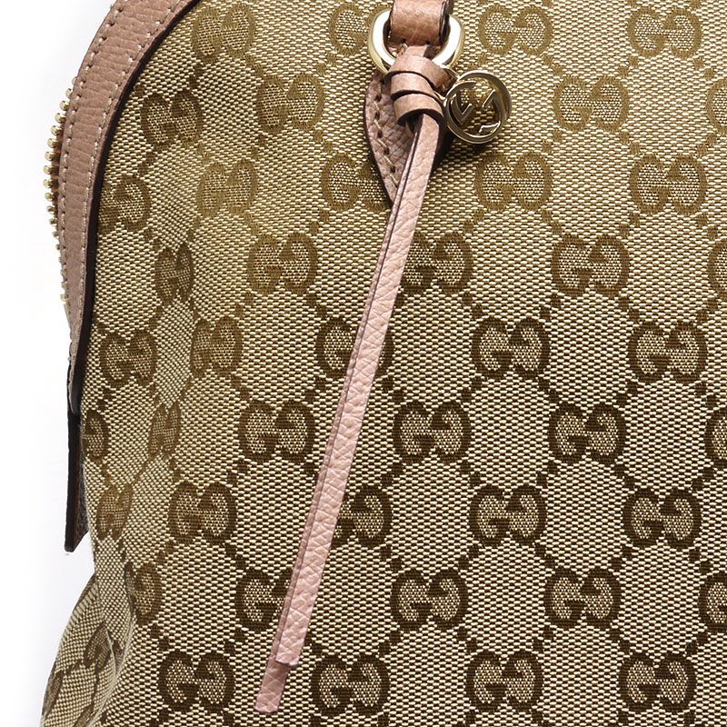 Gucci Tote Bag GG Canvas Shoulder Bag Shoulder Bag Pink Beige