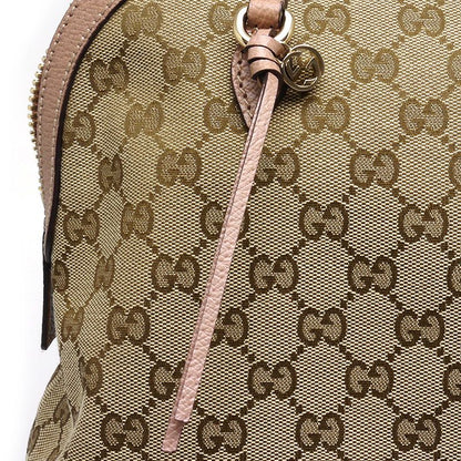 Gucci Tote Bag GG Canvas Shoulder Bag Shoulder Bag Pink Beige