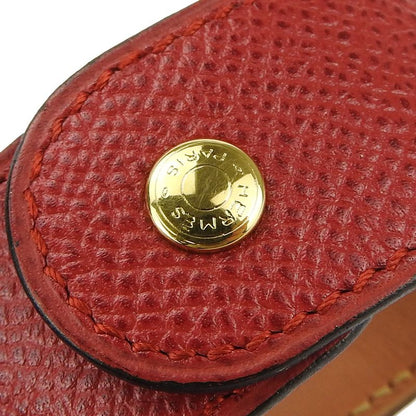 Hermes Bracelet Medor Vaux Epson Metal Red Gold Hardware Bangle Ladies Women