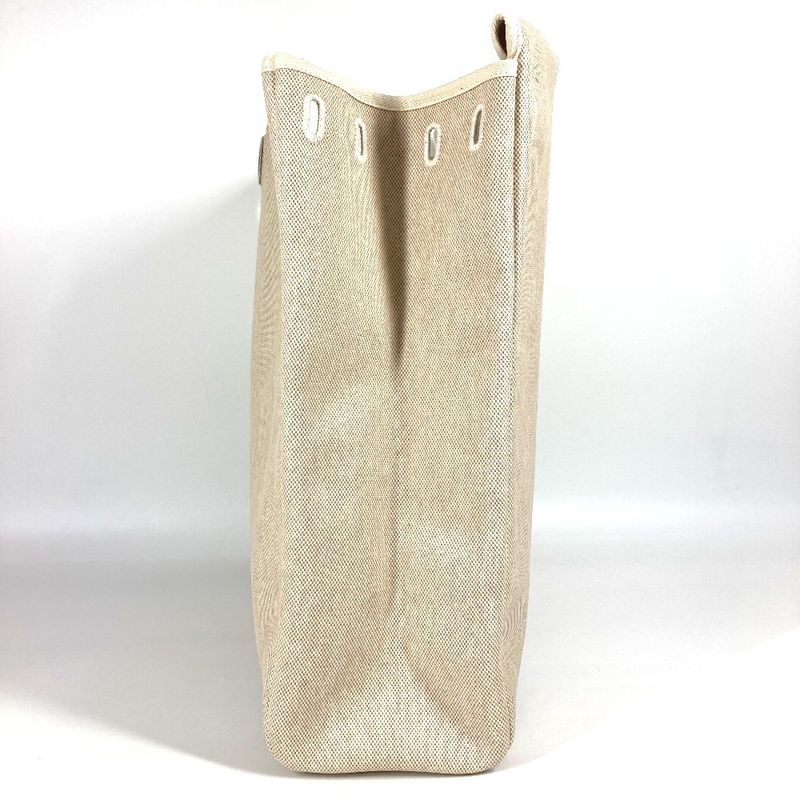 Hermes Shoulder Bag Herbag Only With Replacement Bag Canvas Beige