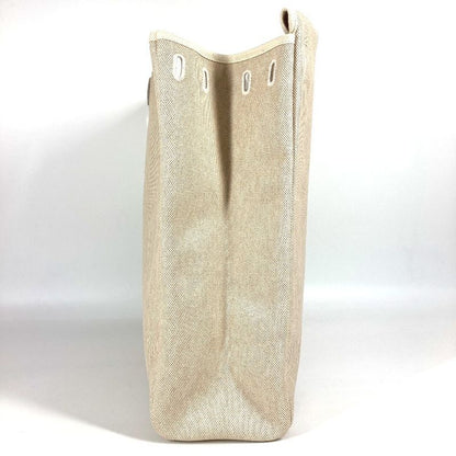Hermes Shoulder Bag Herbag Only With Replacement Bag Canvas Beige