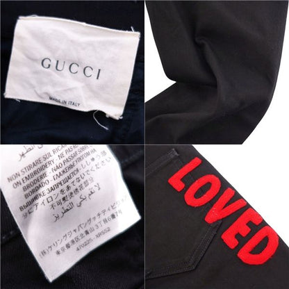 Gucci Pants Denim Pants Cotton Stretch Bottoms