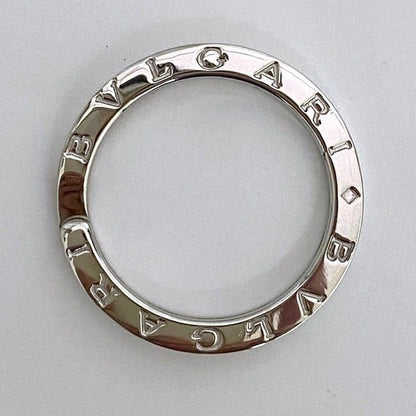 Bulgari Key Ring Silver Logomania Polished Ag 925
