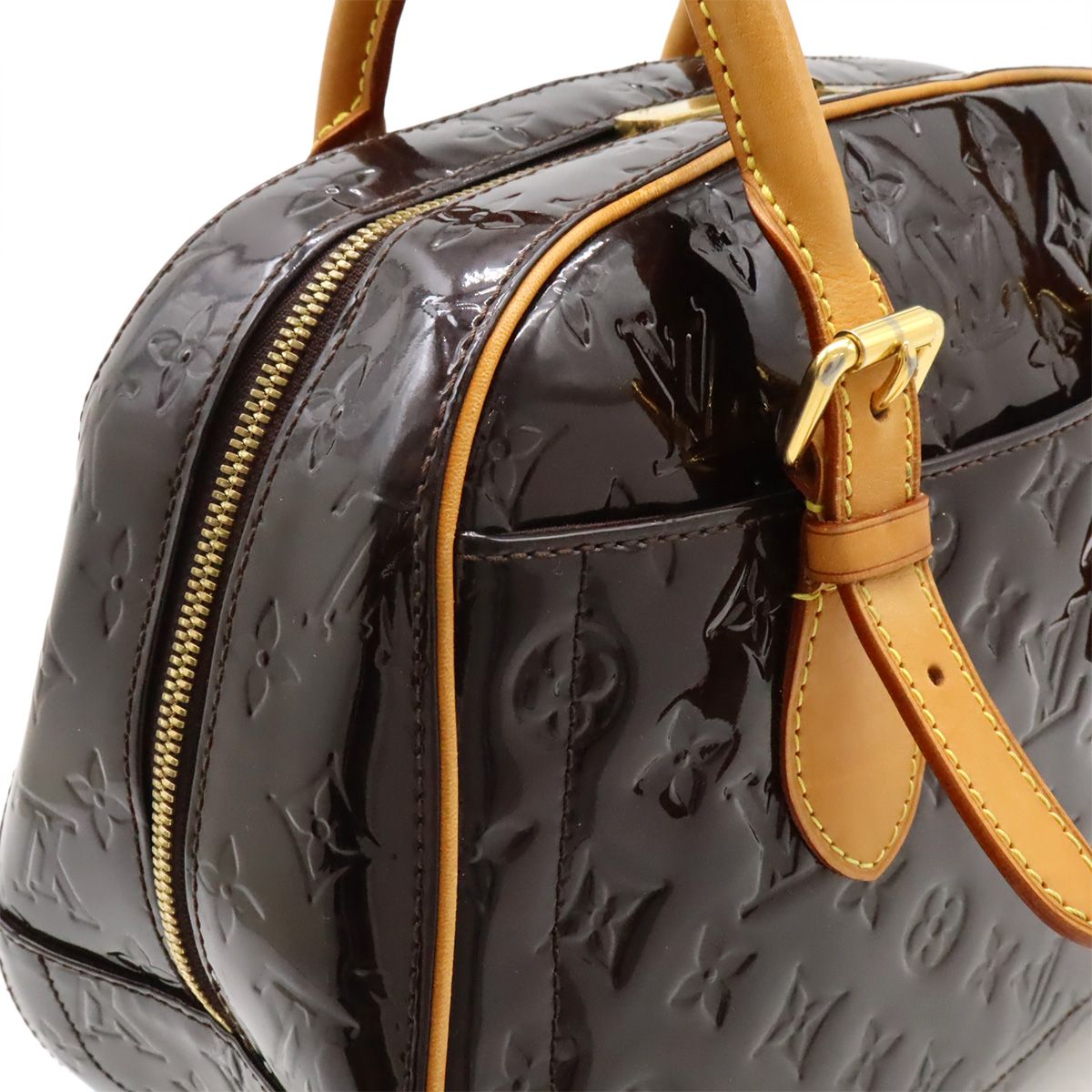 Louis Vuitton Monogram Vernis Summit Drive Handbag Tote Bag Enamel Calf