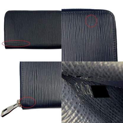 Louis Vuitton Epi Zippy Wallet Vertical M60964 Navy