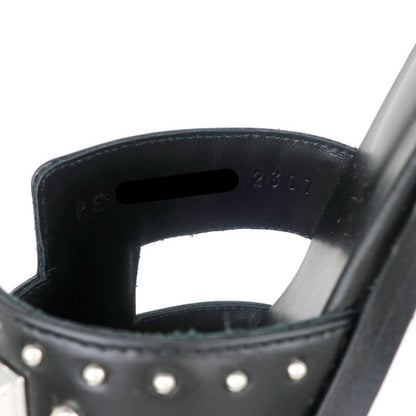 Hermes Oran Studded Sandals Size 38 Black Women's Apparel Women's Shoes