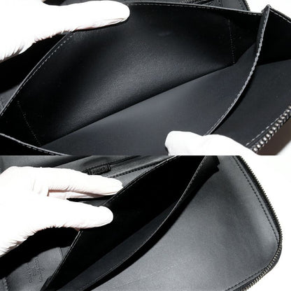 Louis Vuitton Round Zipper Long Wallet With Change Pocket Clutch Bag Damier