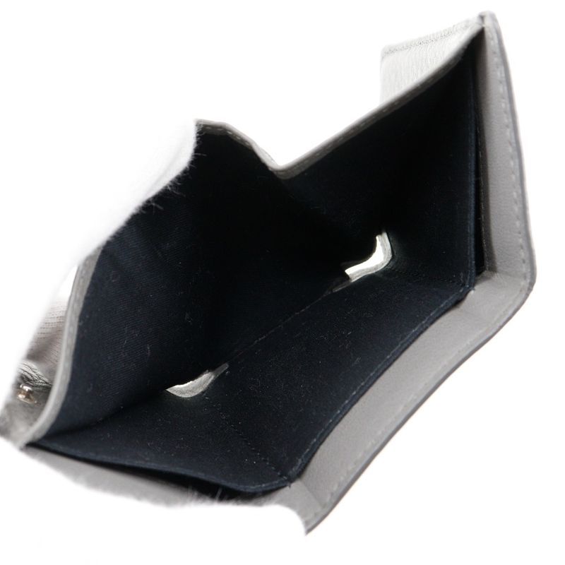 Balenciaga Paper Wallet Calf Unisex Trifold Wallet