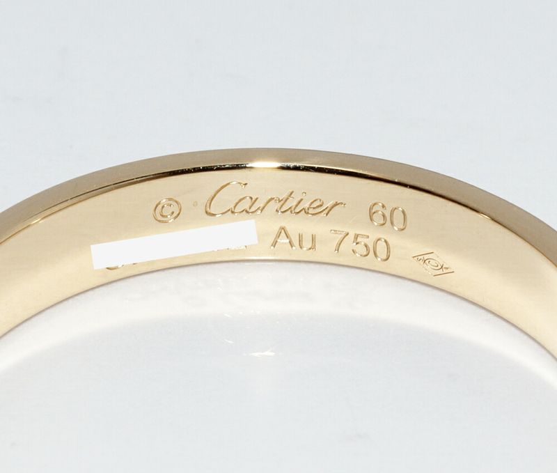 Cartier Ring 18K Yellow Gold Love Ring Small Model LOVE Wedding Ring Mini Love