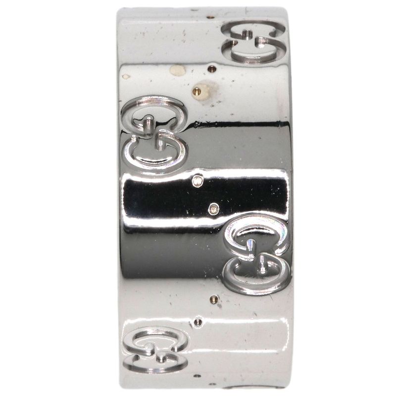 Gucci Icon Wide #15 Ring - 18K White Gold Ladies