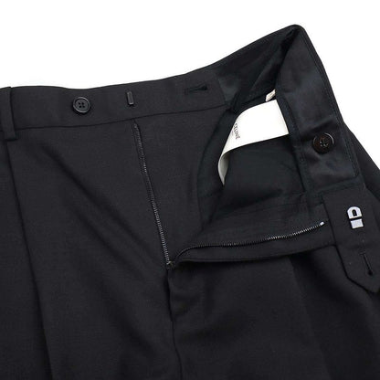 Celine Shorts 2 Tucked Wool Wide Shorts 2p524673d Black 40