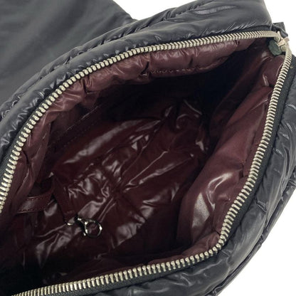 Chanel Shoulder Bag Coco Cocoon A48616 Black Silver Hardware Leather