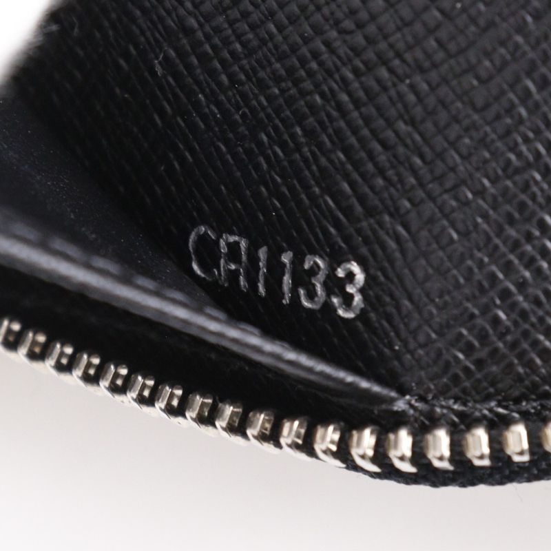 Louis Vuitton Zippy Organizer Travel Case N60111 Damier Graphite Canvas Black