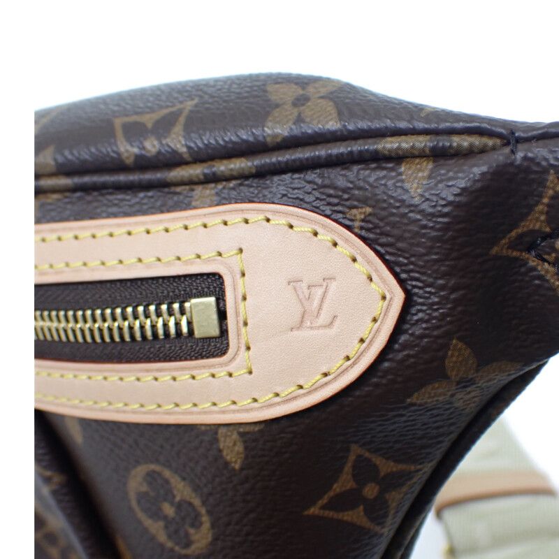 Louis Vuitton High Rise M46784 Monogram Body Bag Brown Gold Hardware Ladies