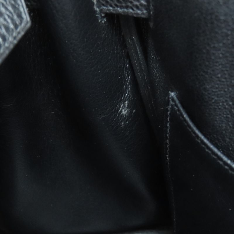 Hermes Birkin 30 Silver Hardware Handbag Togo Women