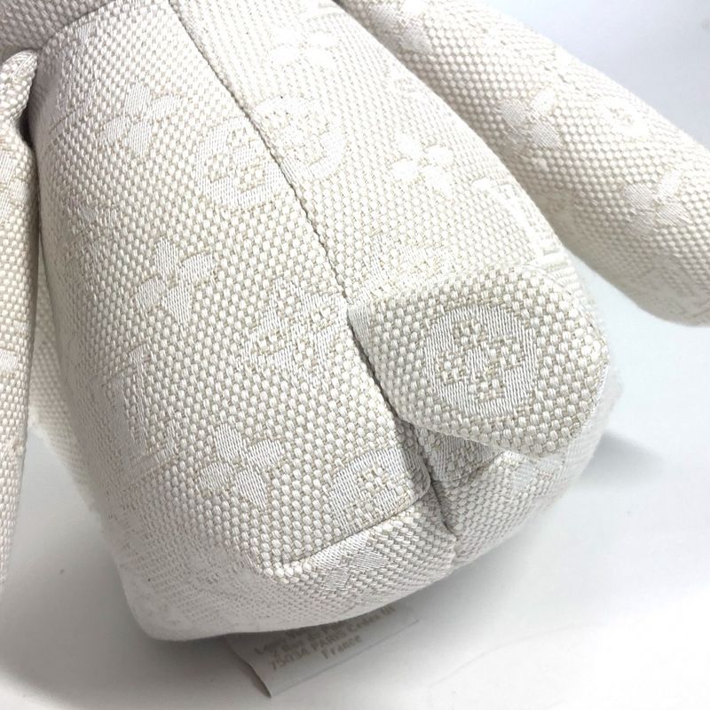 Louis Vuitton Plush Toy Deux Louis Gi0869 Cotton White