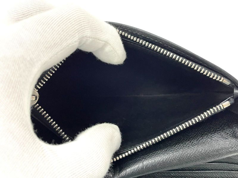 Louis Vuitton Taiga Portefeuille Brazza Long Wallet Billfold M32572 Ardoise